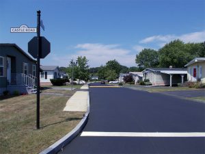 Castle Road -sign