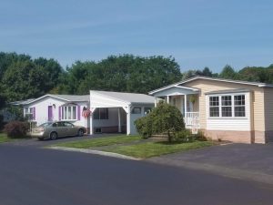 Homes on right side of street